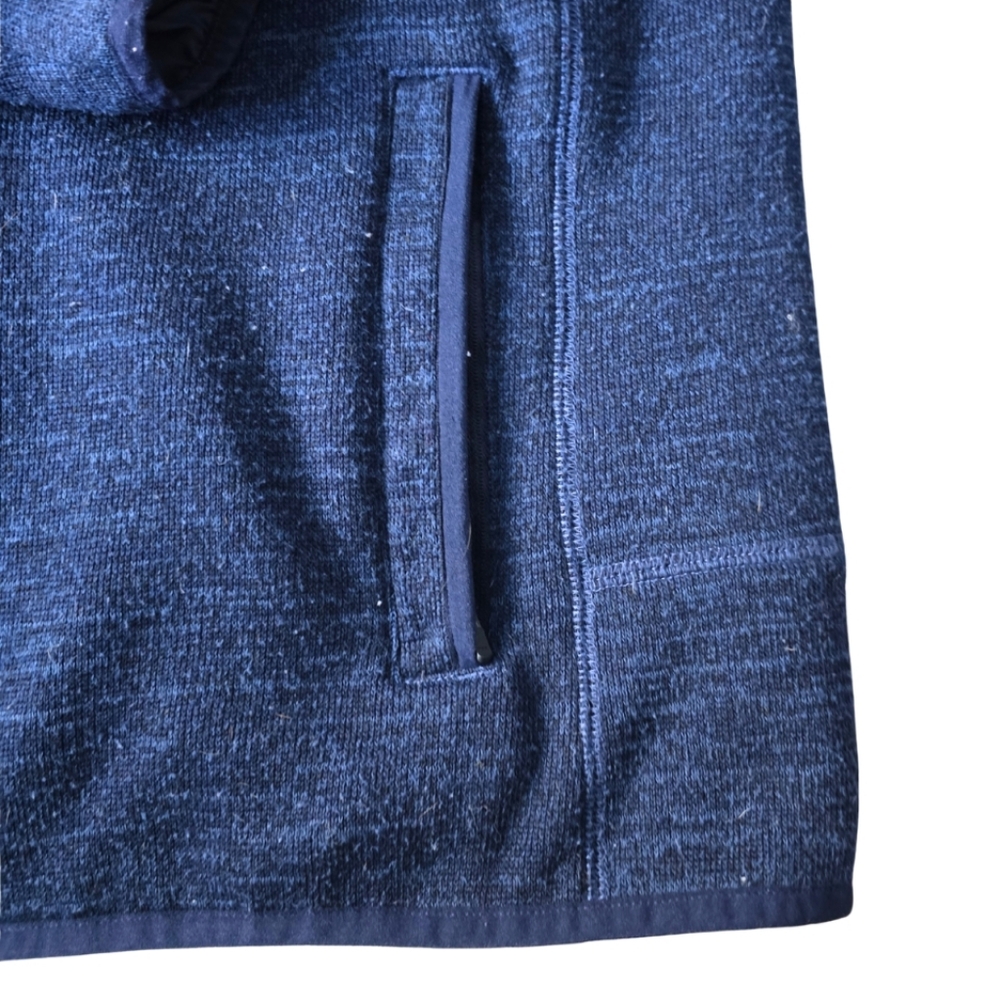JOHNNIE-O Coastal Fleece Jacket Full Zip Pockets Large Lake Blue - Picture 5 of 7